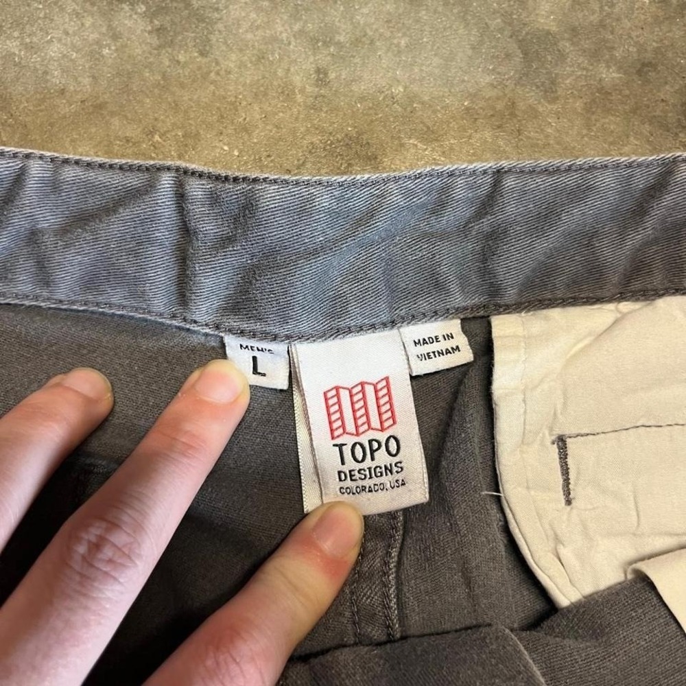 Topo Designs grey jeans Men's Size large - Picture 5 of 8